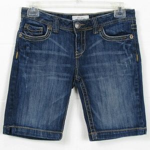 EUC Aeropostale W30 Distressed Bermuda Jean Shorts